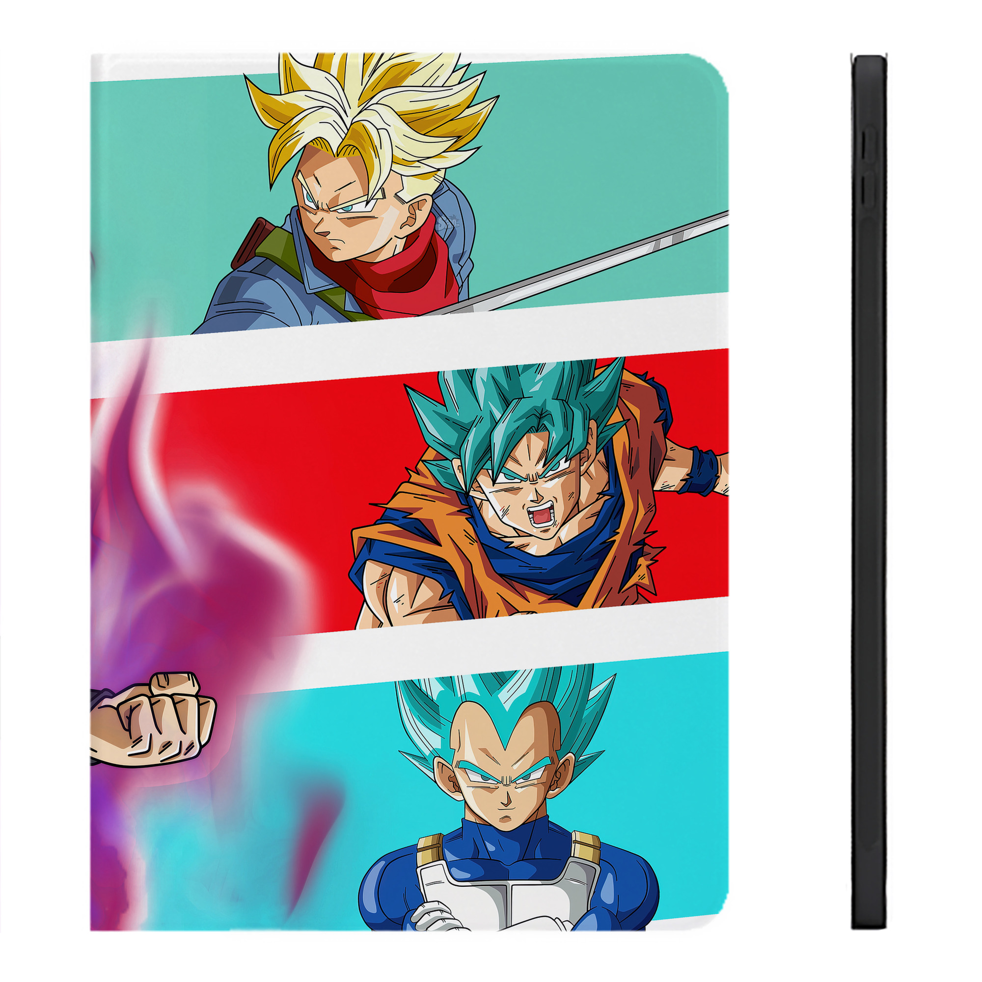 （画像用） ドラゴンボール DRAGON BALL IPadケース ペンホルダー付き ブックスタイルデザイン
